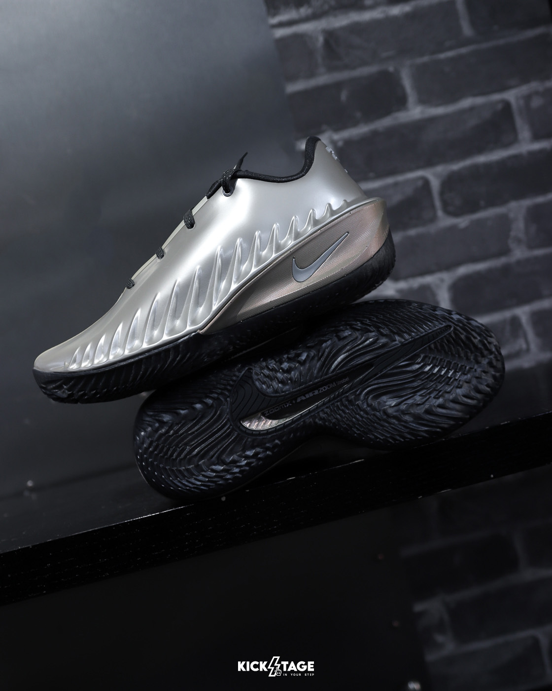 男鞋 NIKE G.T. CUT 4 RD EP 'Rob Dillingham' 金屬銀鐵灰 回彈 氣墊 支撐 實戰 籃球鞋【IQ8243-001】GTCUT GTCut4