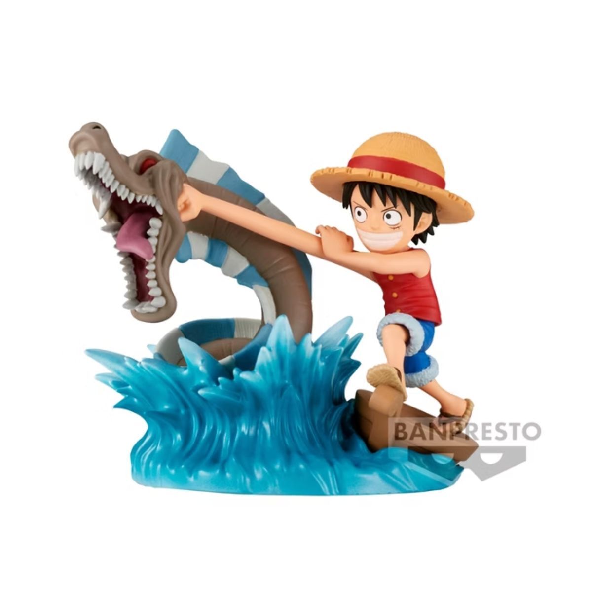 BANPRESTO 航海王 WCF LOG STORIES 魯夫 VS 近海霸主公仔 景品模型