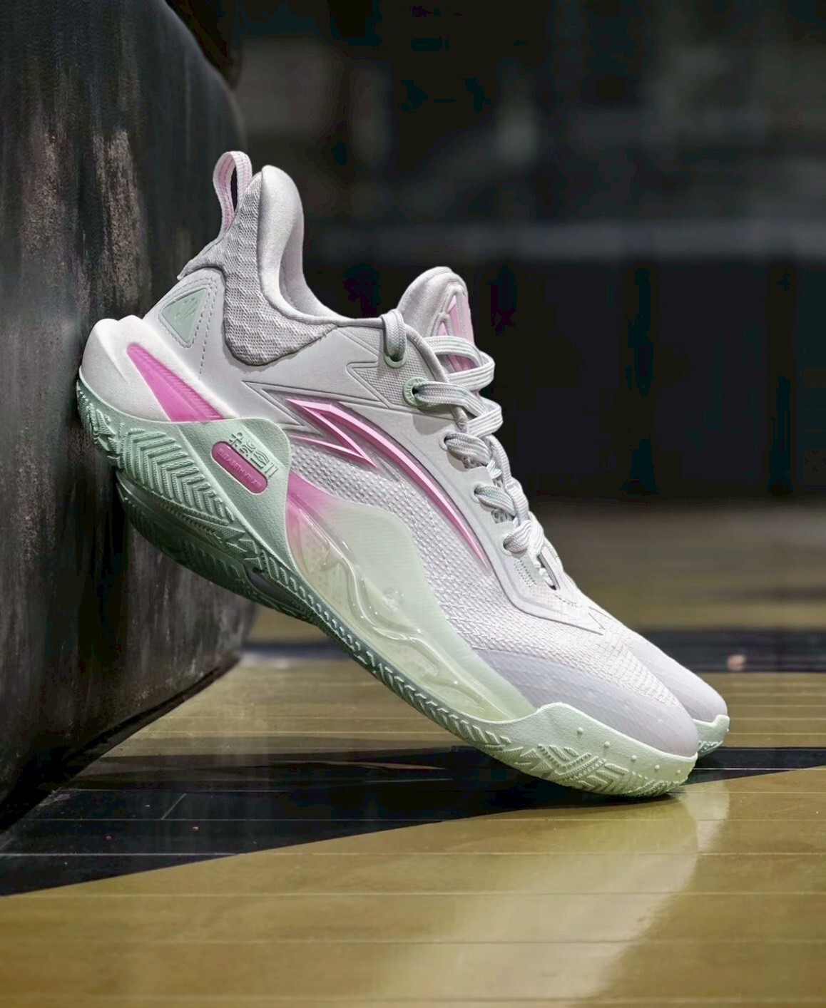 （連線代購商品）ANTA KAI 1 SPEED 粉綠 哈密瓜 蜜桃 緩震 實戰鞋【112441114-7】Kyrie Irving  歐文1