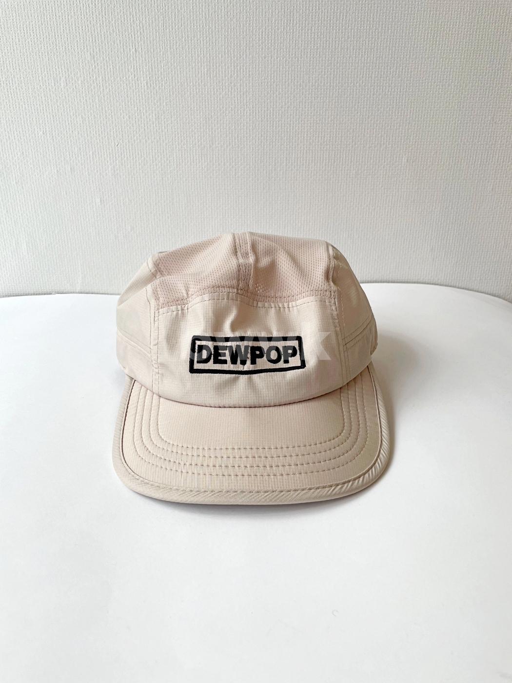 DEWPOP透氣平板帽-杏