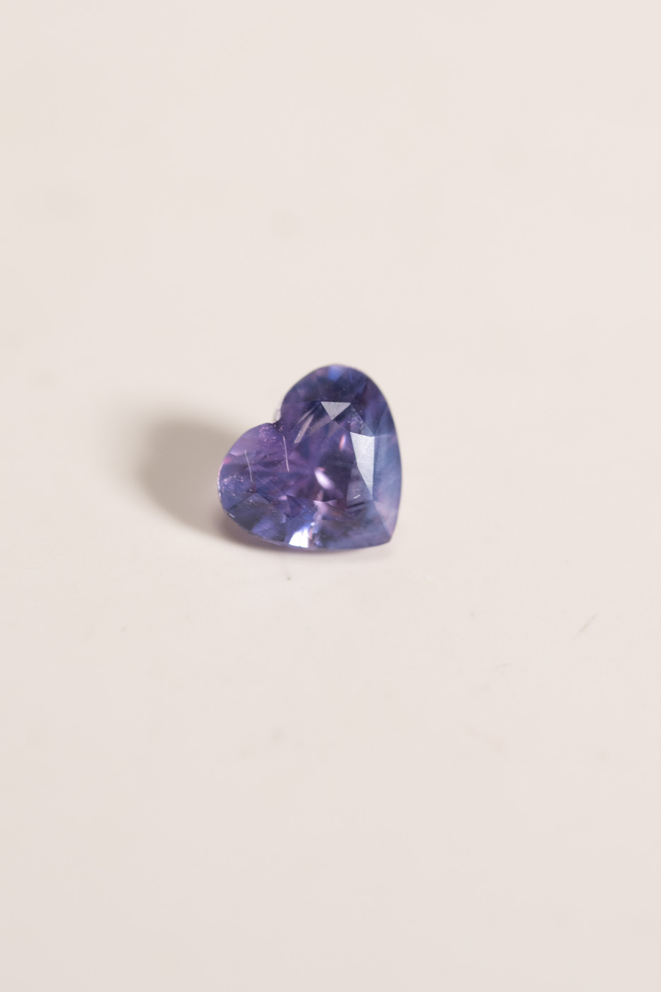 Opalescent Sapphire Unheated 1.05ct Heart Shape