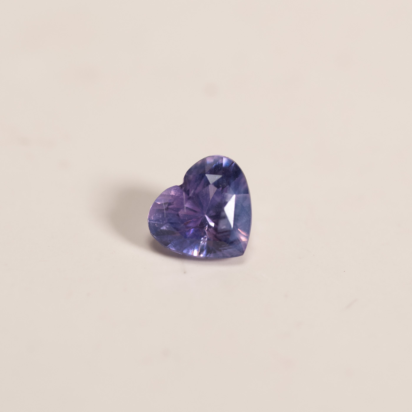 Opalescent Sapphire Unheated 1.05ct Heart Shape