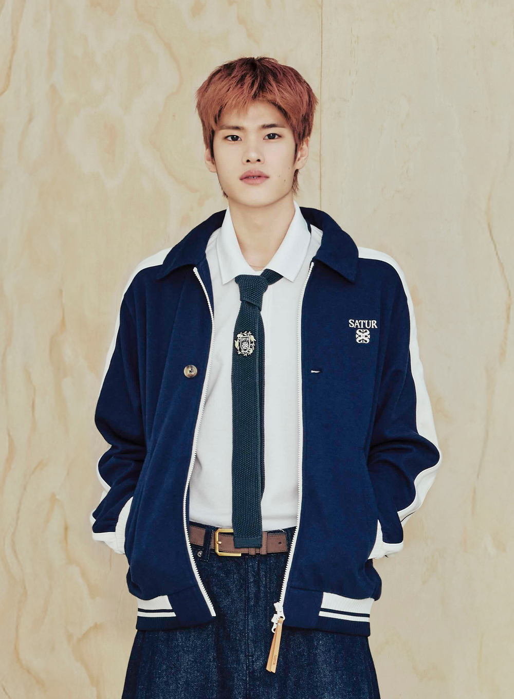 SATUR Lawton Lining Collar Track Zip-up Jacket