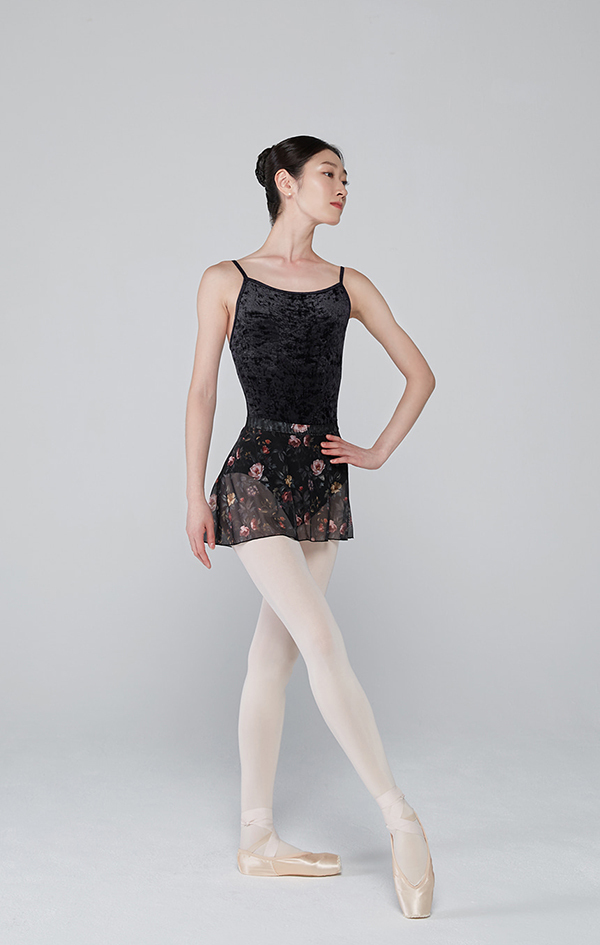 韓國 Byplie【BY-Lace Skirt02 套式印花紗裙】