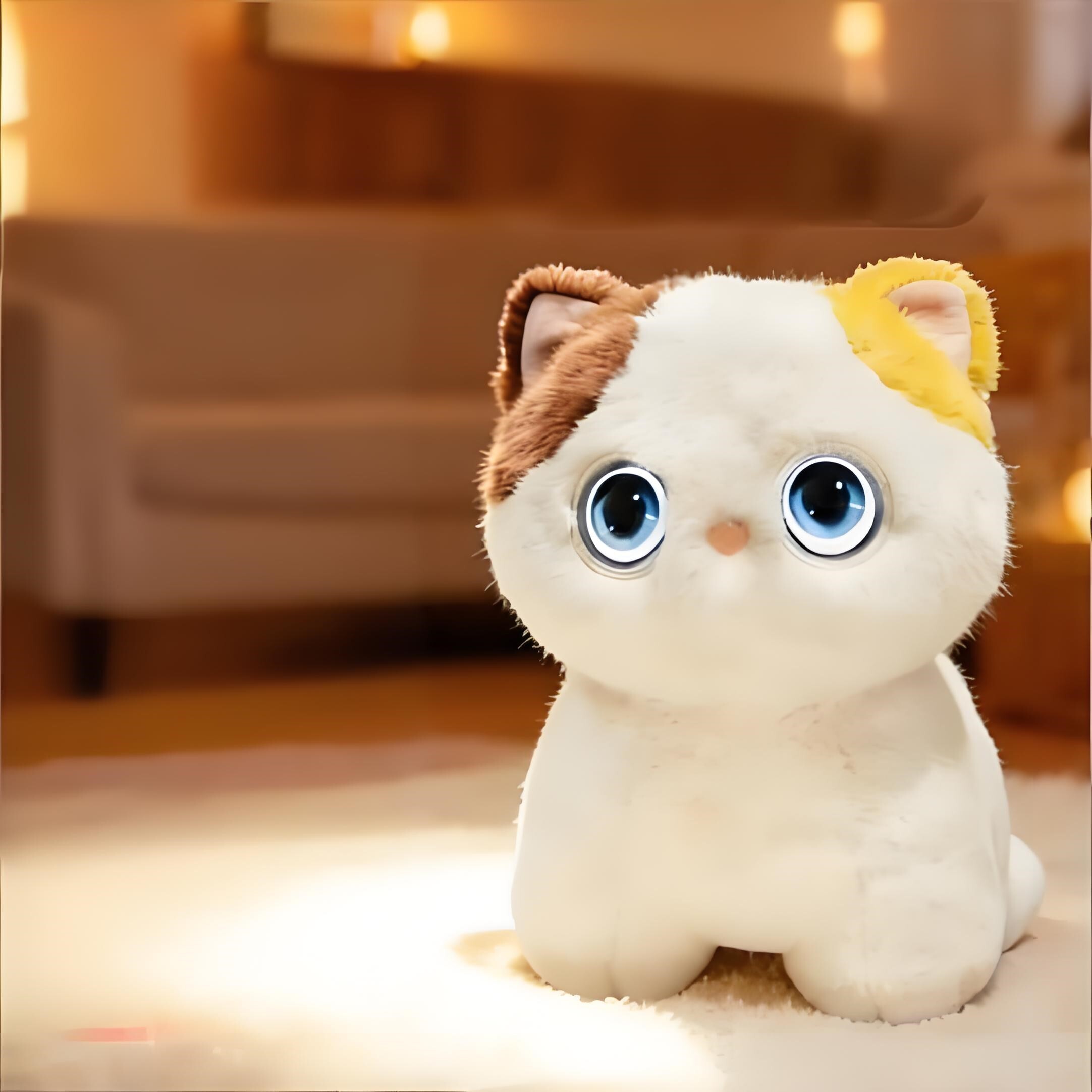 ai智慧對話電子寵物 (站姿三花猫)