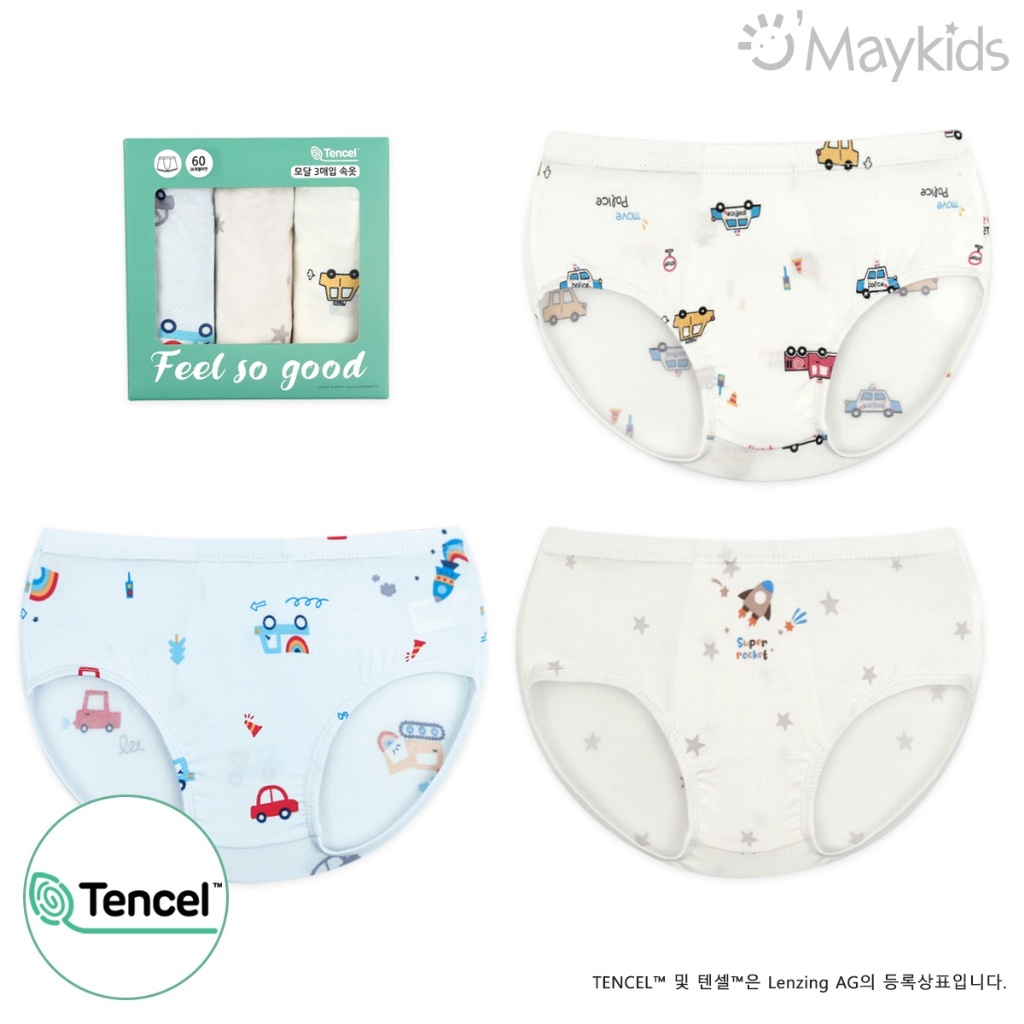 韓國🇰🇷Maykids 出動夢想車男孩三角內褲