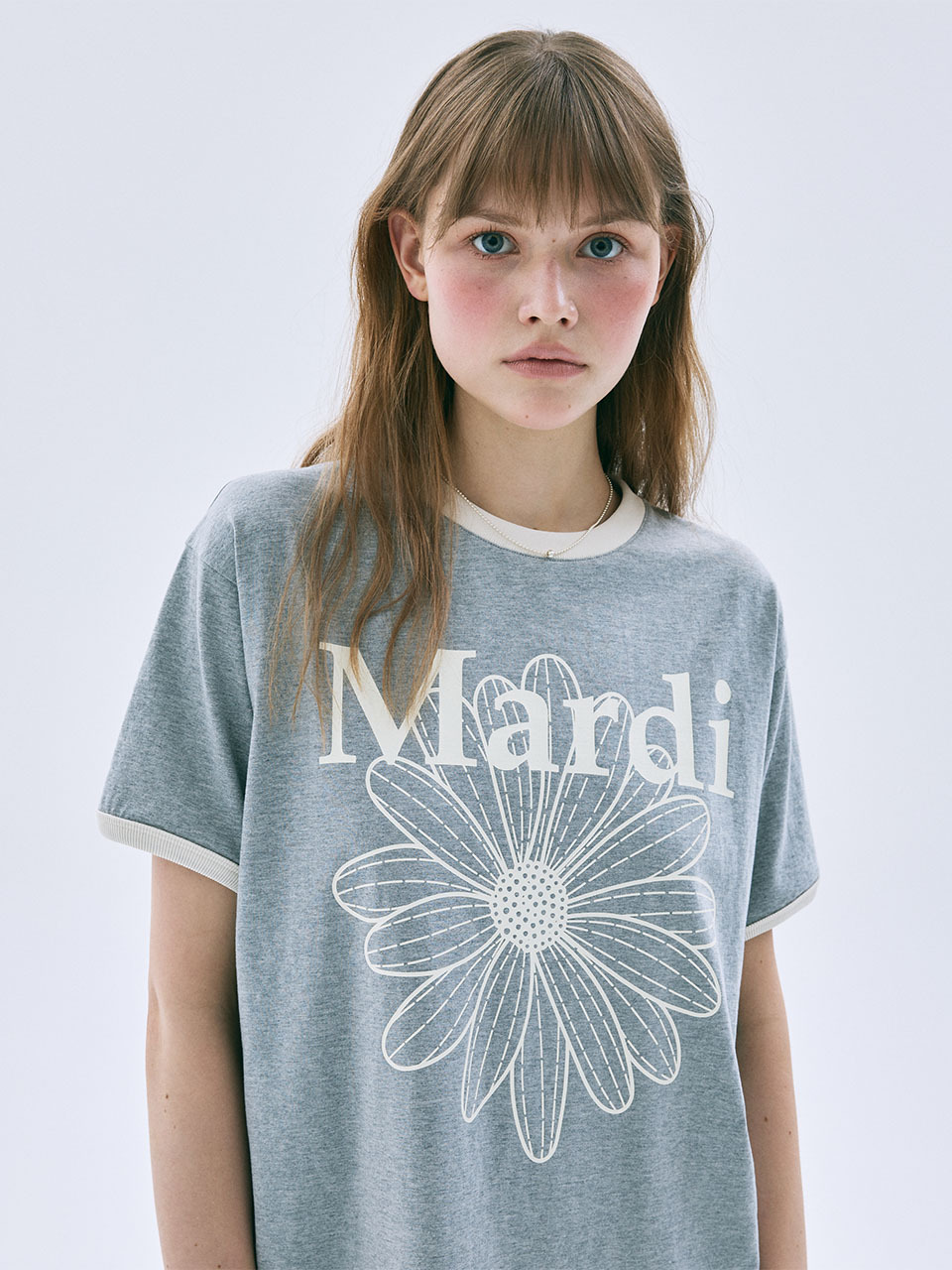 Mardi Mercredi RINGER TSHIRT FLOWERMARDI [指定色號限時優惠]