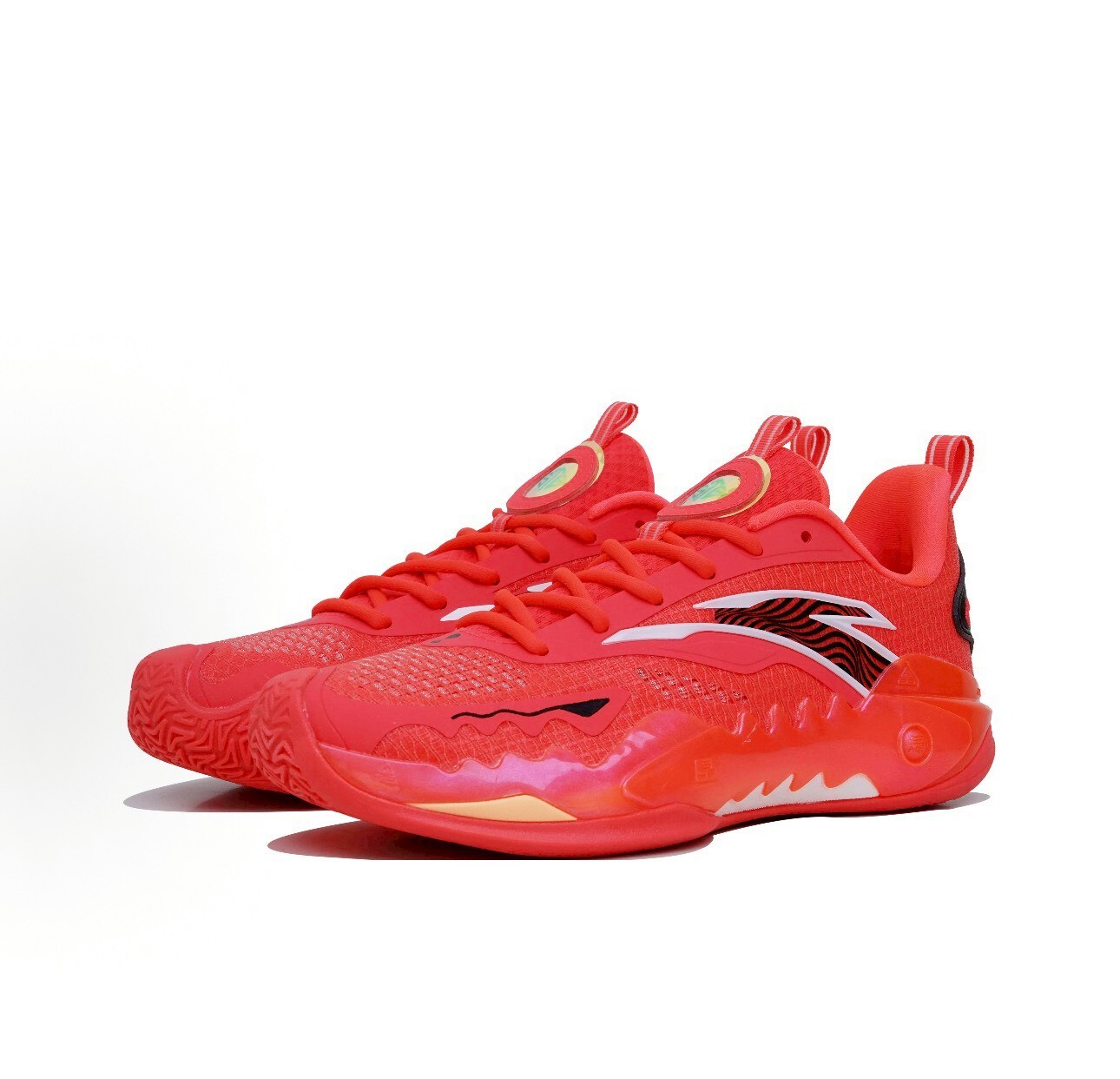（連線代購商品）ANTA Shock Wave 5 Low 狂潮5 紅火焰 回彈籃球實戰鞋【112621626-2】