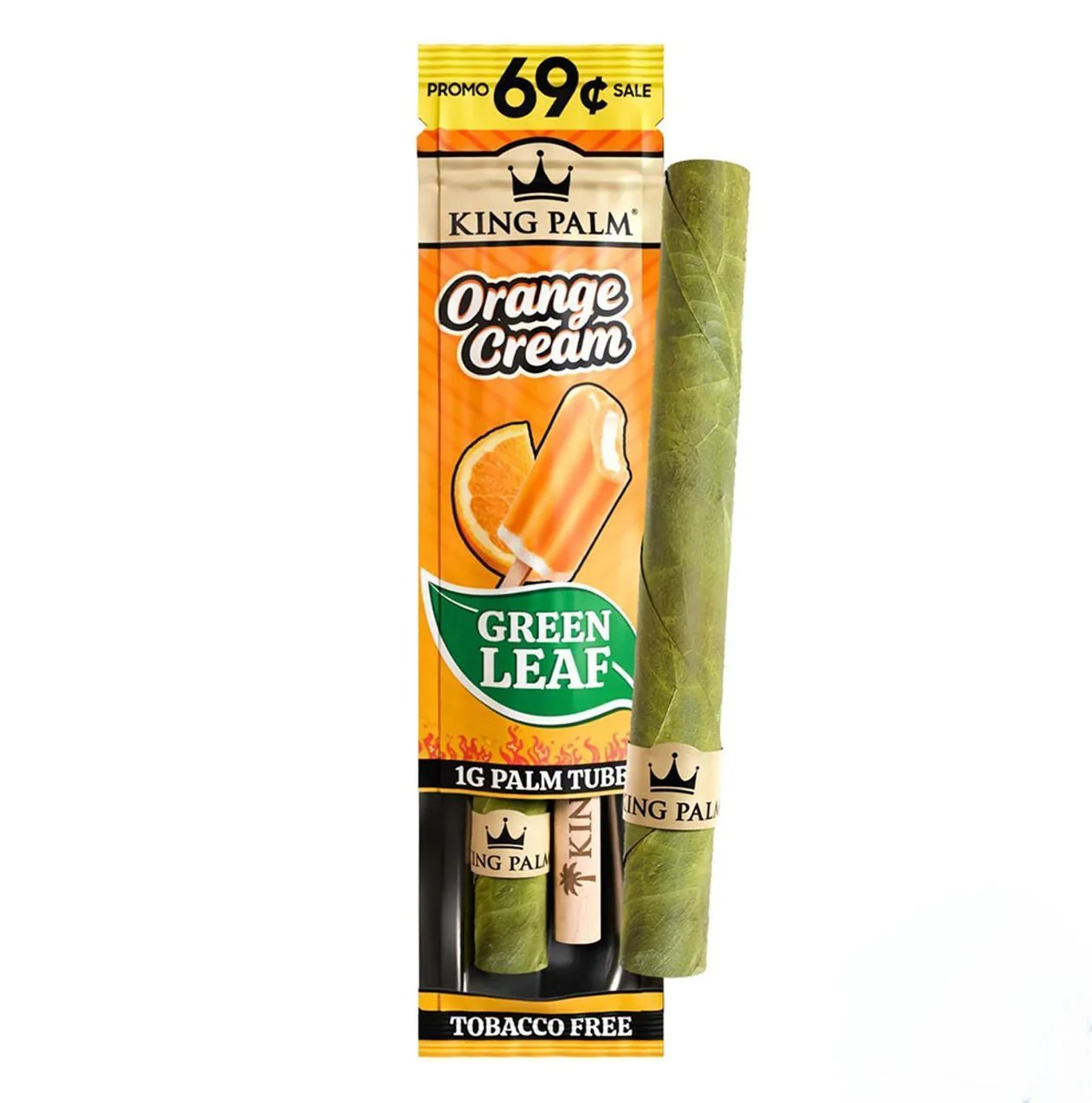 King palm - green leaf cone 綠葉爆珠預捲煙(1入)