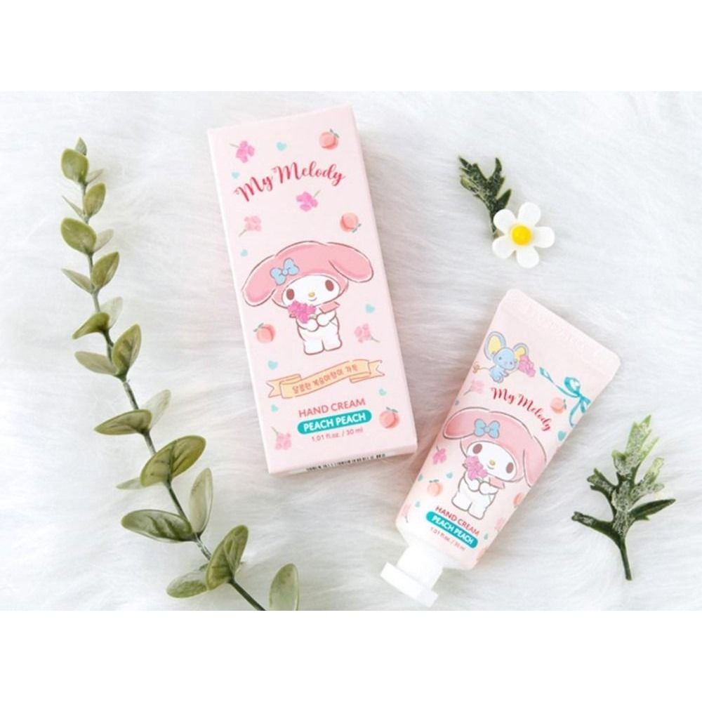 Sanrio 三麗鷗 美樂蒂 Melody 桃味護手霜 30ml  韓國製