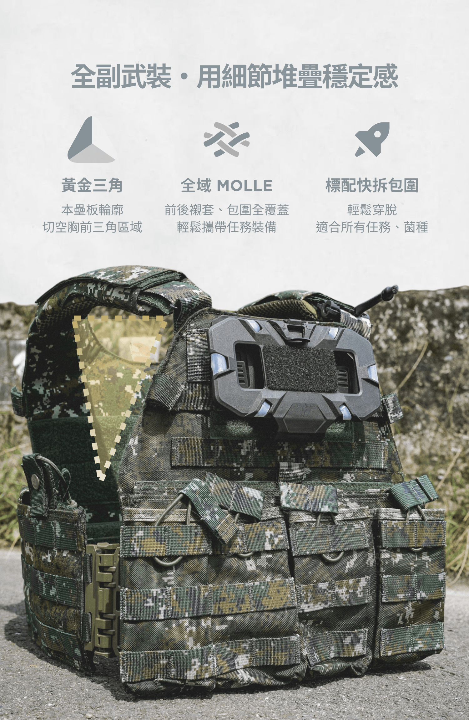 MMAC 穿山甲戰術背心|陸軍 6094 CV105 國軍軍用品專賣 台灣戰術背心推薦