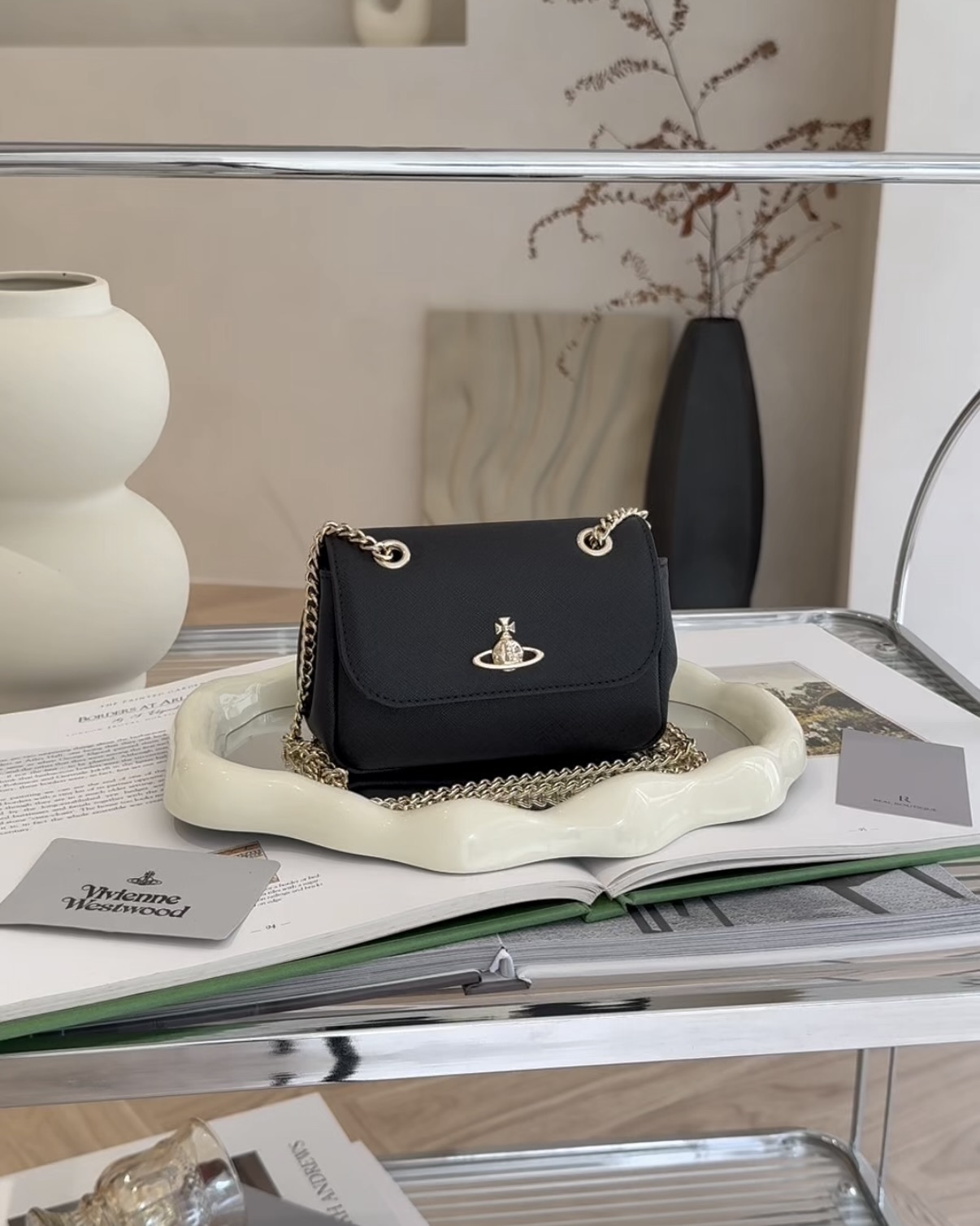 VIVIENNE WESTWOOD｜金色鏈條小包