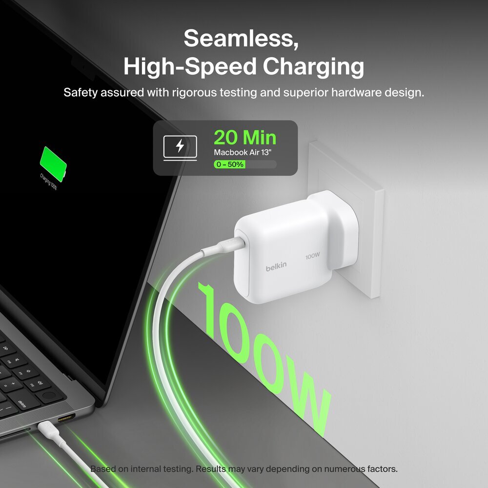 BoostCharge USB-C GaN 充電器 100W