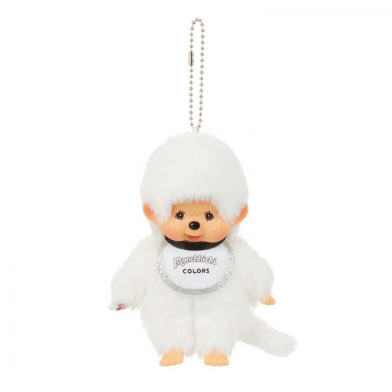 Monchhichi 蒙奇奇 萌趣趣色彩系列 掛件 吊飾 白色 203475 [台灣現貨]