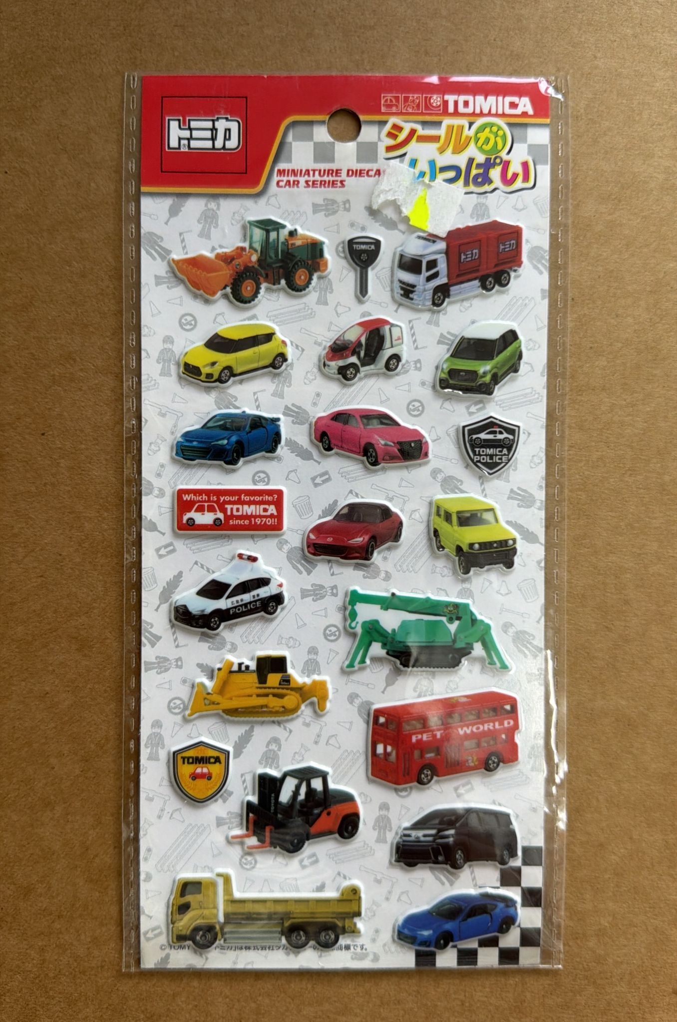 Tomica 貼紙