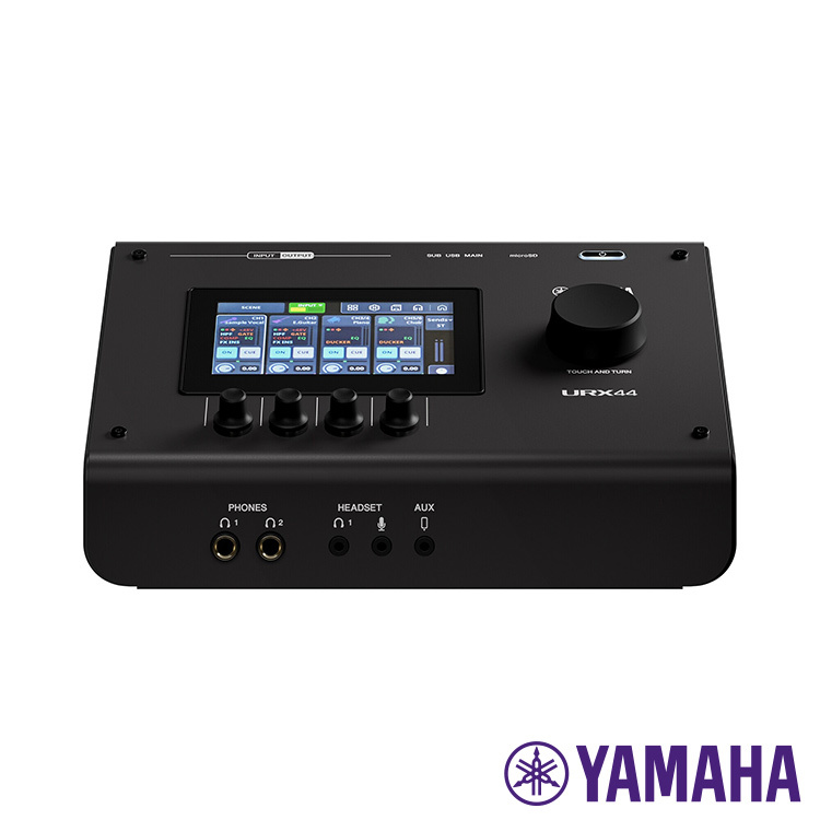 Yamaha URX44 USB-C 錄音介面 LCD觸控螢幕