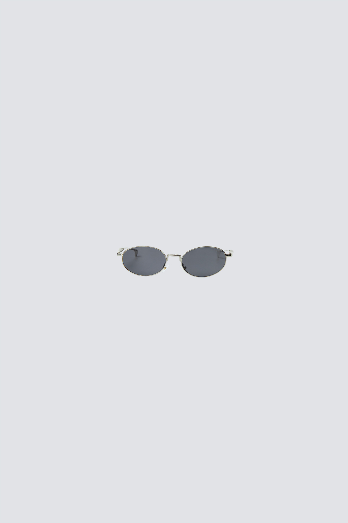 Silver Frame Oval UV Sunglasses｜Silver｜Hong Kong Original Design