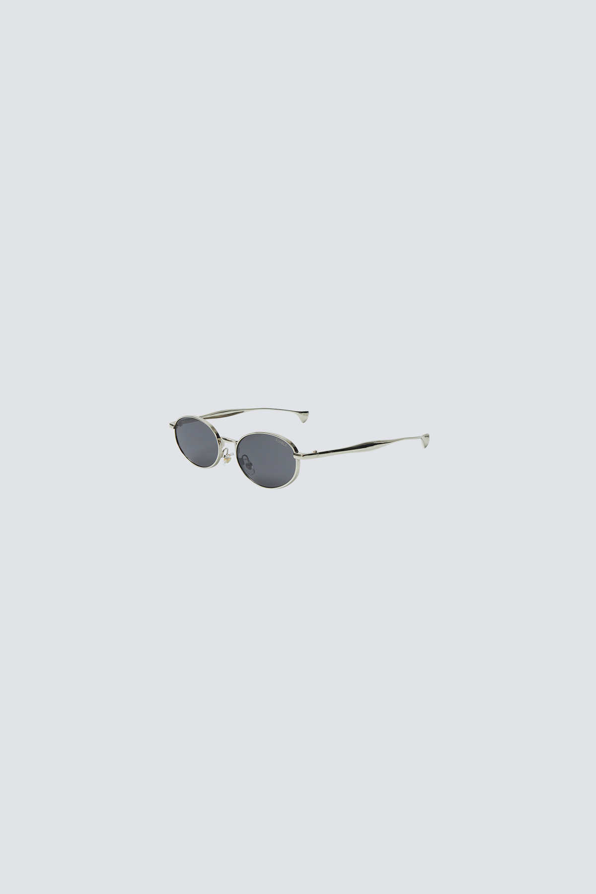 Silver Frame Oval UV Sunglasses｜Silver｜Hong Kong Original Design