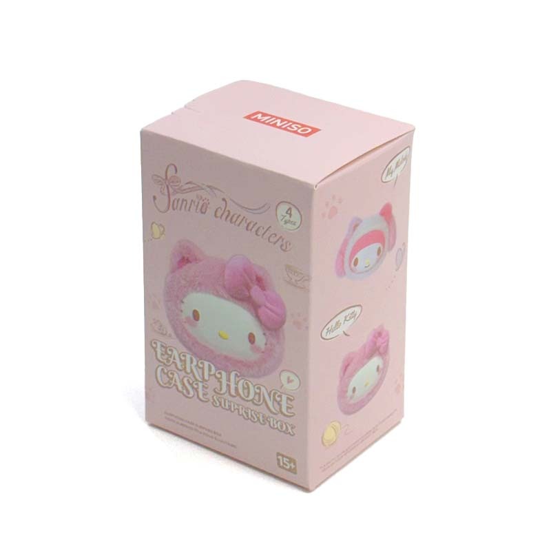 【盲盒】MINISO SANRIO CHARACTERS 貓咪絨絨系列耳機掛包盲盒 6942554533037 [台灣現貨]