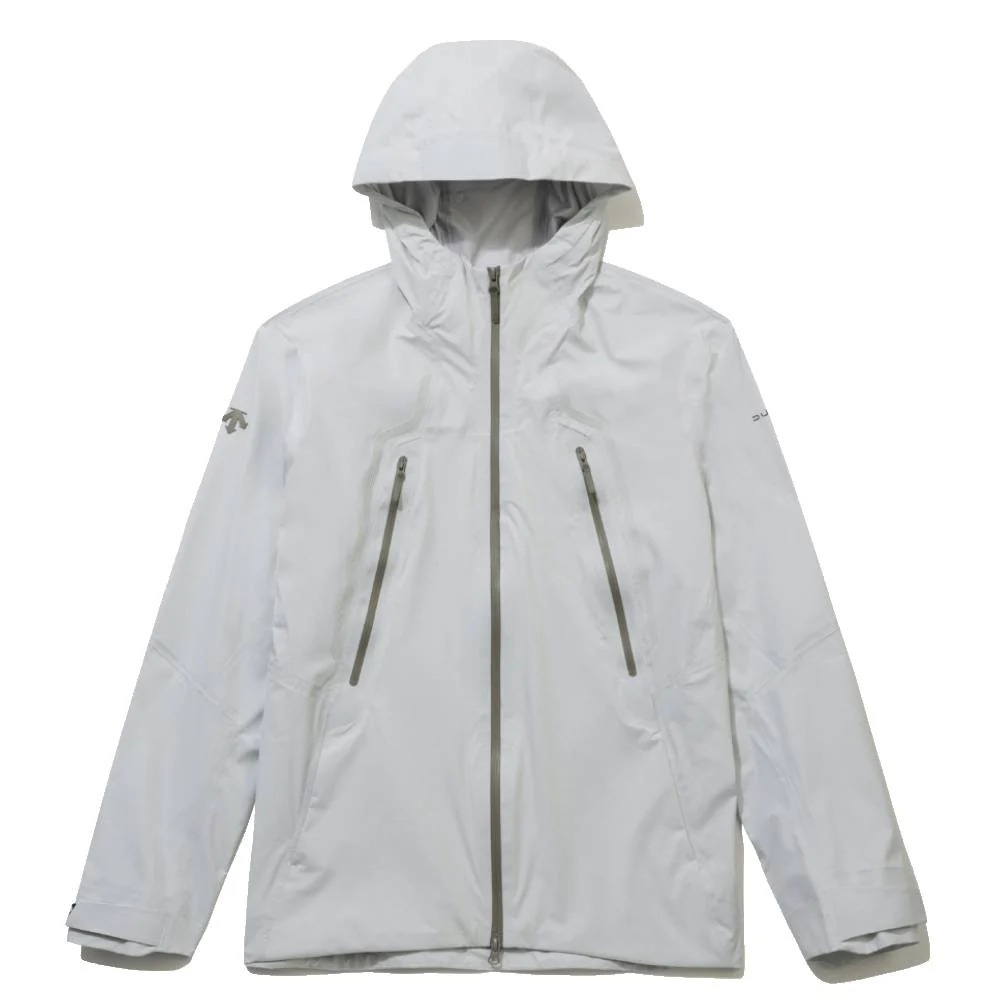【 DESCENTE｜MEN 3L STORM SHIELD SHELL JACKET 運動連帽外套 - 灰 】