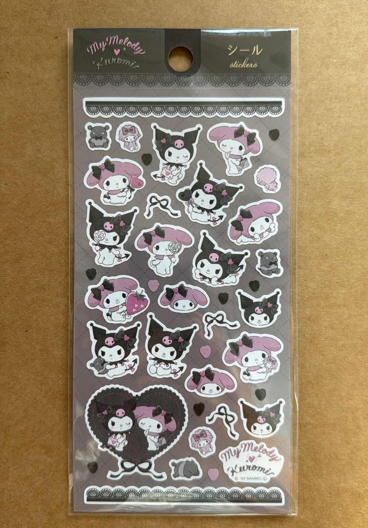 My Melody x Kuromi 貼紙