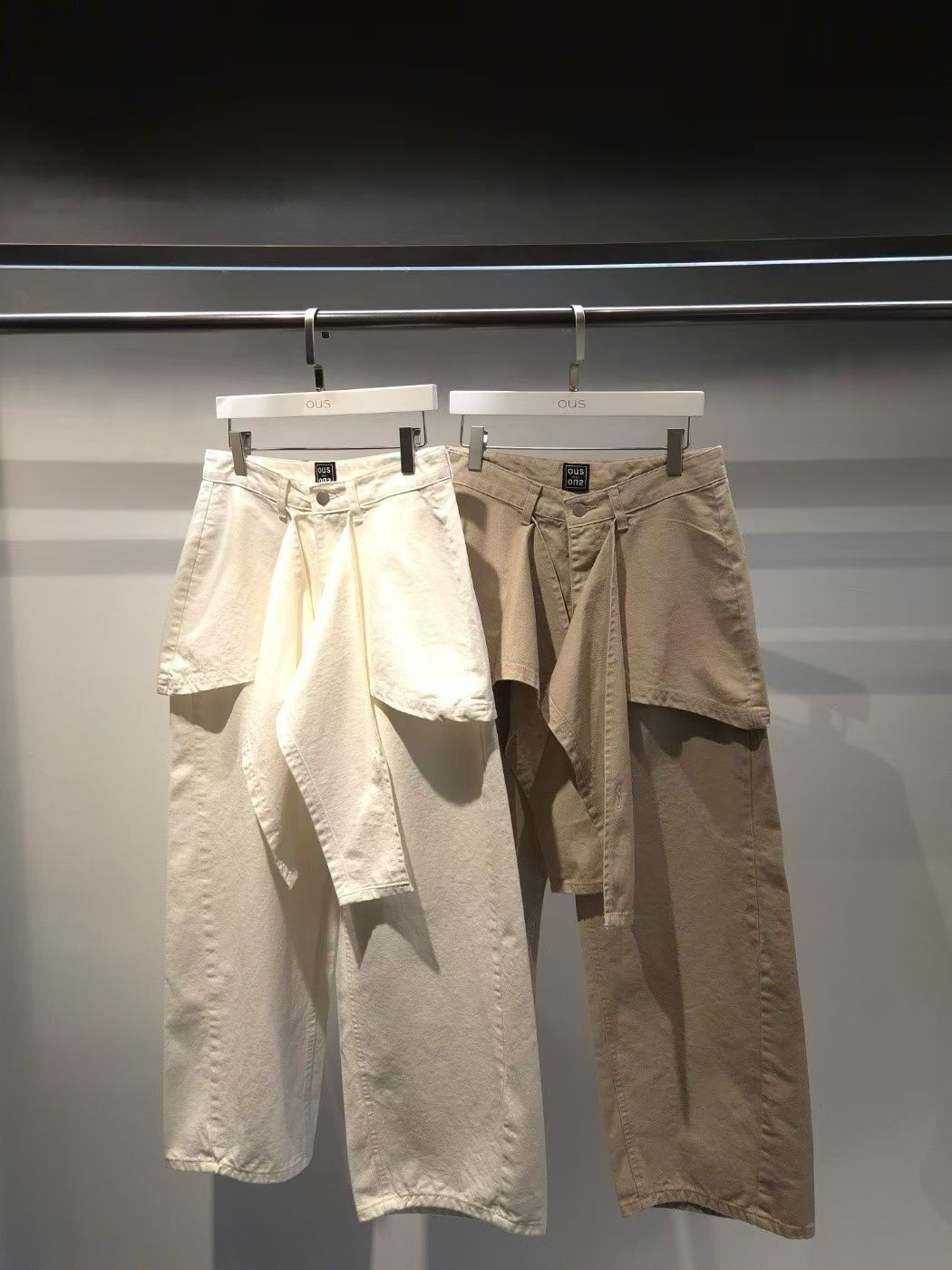 OS6226 綁結仿屁帘牛仔休閑褲
