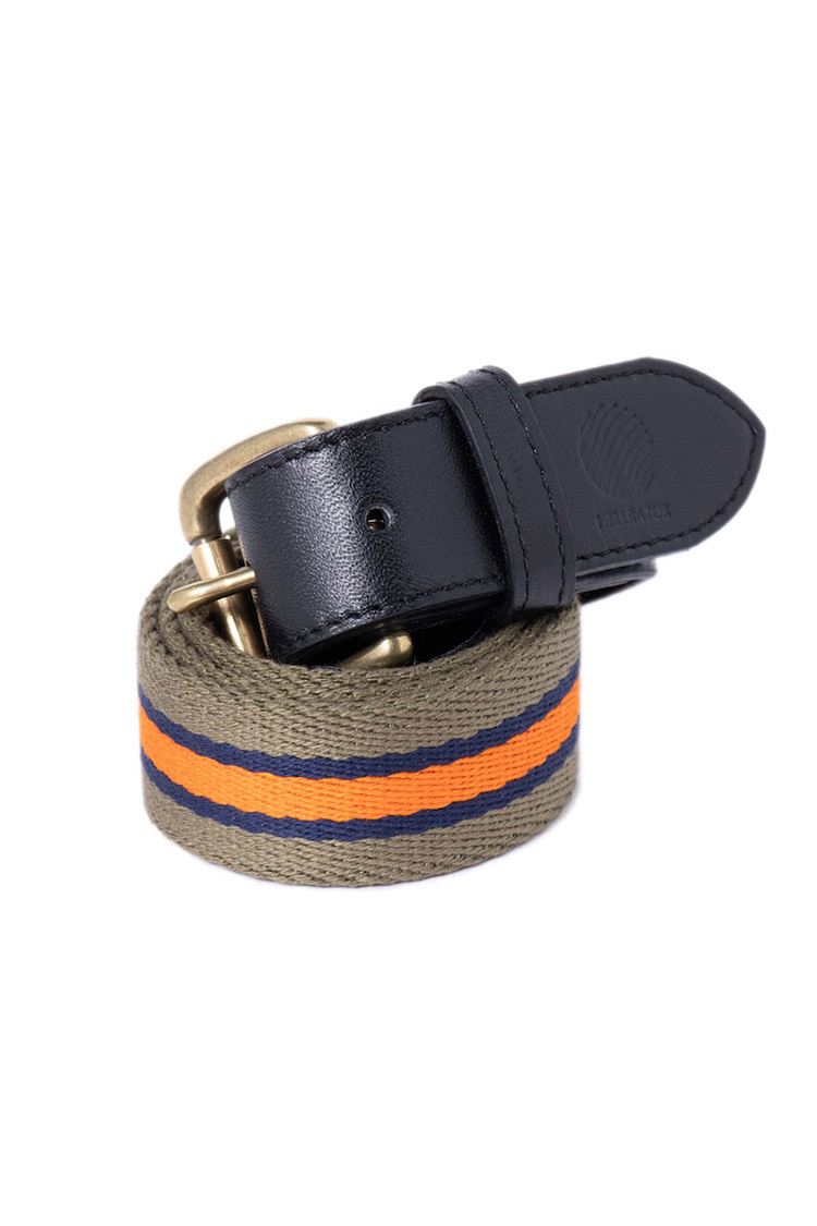 Hellrazor - TRIM STRIPED LEATHER BELT