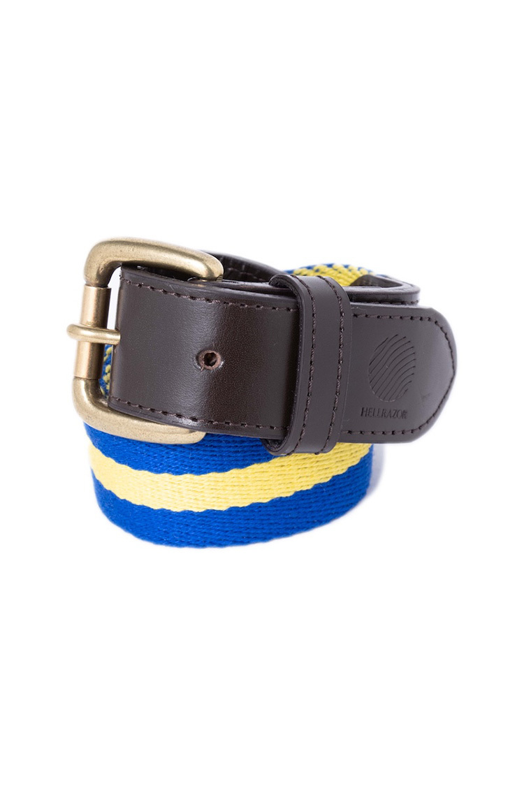 Hellrazor - TRIM STRIPED LEATHER BELT