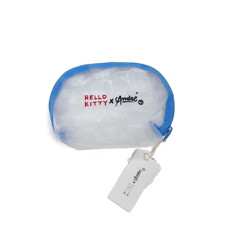 HELLO KITTY X ANDRE SARAIVA系列 網布化妝包 6942633840667 [台灣現貨]
