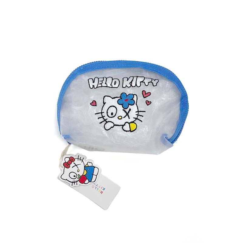 HELLO KITTY X ANDRE SARAIVA系列 網布化妝包 6942633840667 [台灣現貨]