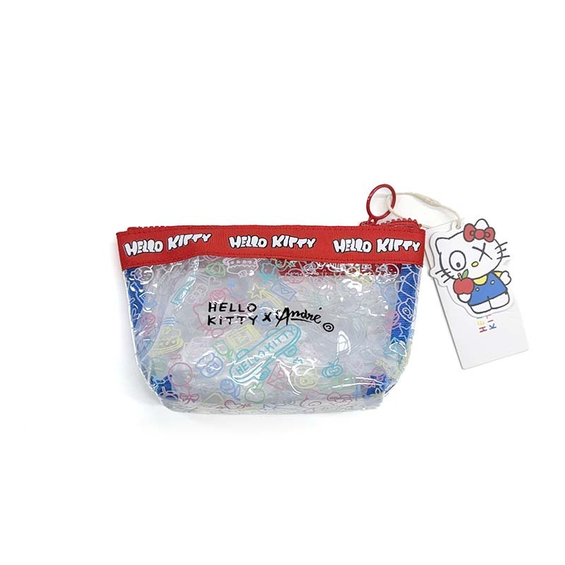 HELLO KITTY X ANDRE SARAIVA系列 化妝包 紅色 6942633840681 [台灣現貨]