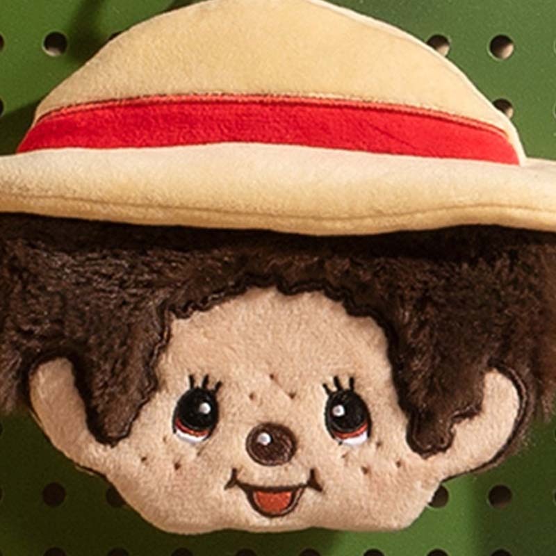 Monchhichi 蒙奇奇 萌趣趣咖啡農場系列毛絨卡套 掛件 吊飾 白色 6942633864663 [台灣現貨]
