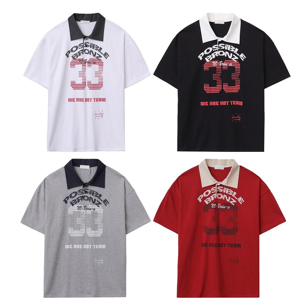 英文字Polo短袖Tee TAC-D-001T