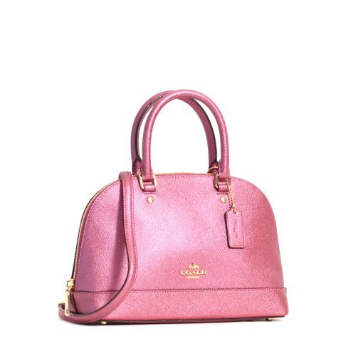 【現貨】COACH LX0052009  經典防刮皮革 Mini Sierra 貝殼包