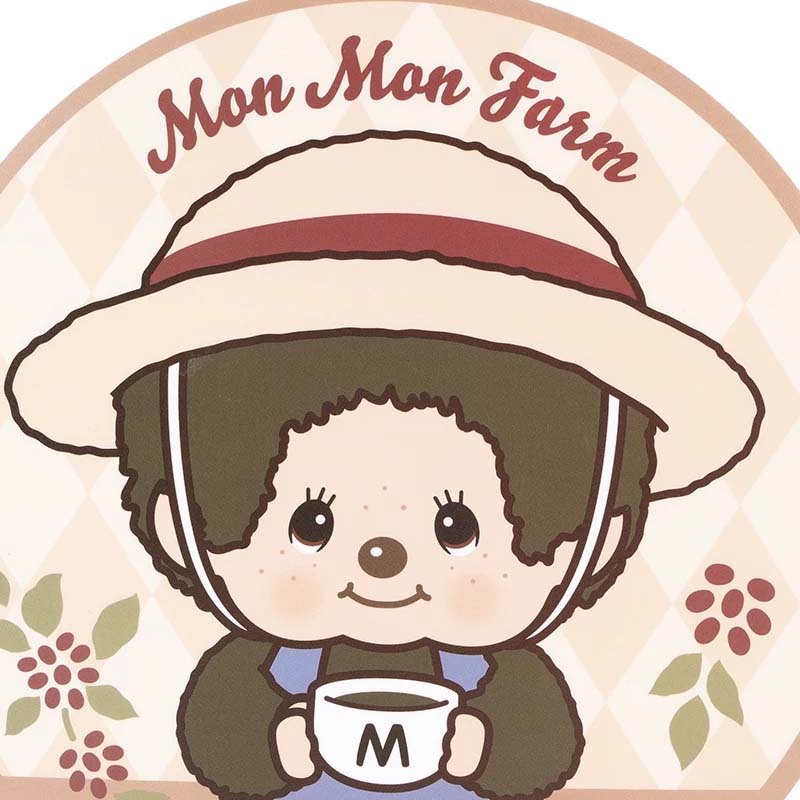 Monchhichi 蒙奇奇 萌趣趣咖啡農場系列滑鼠墊 6942633864977 [台灣現貨]