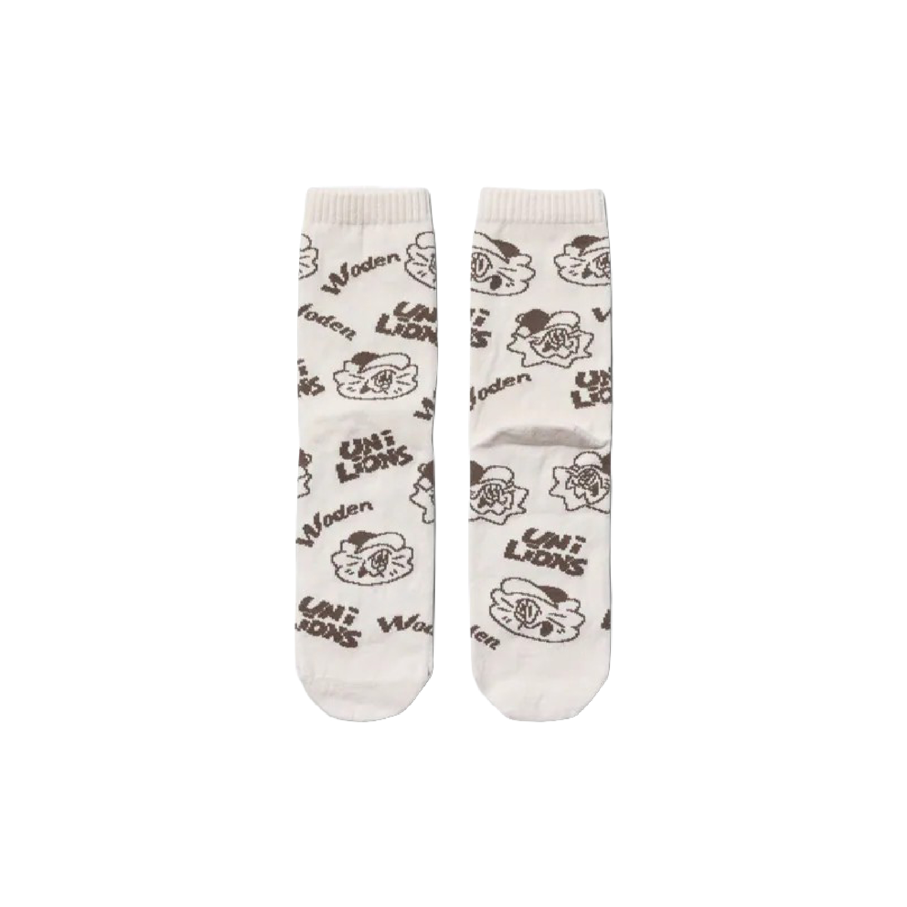 WODEN 26SS 018 UIN x YAM Full-page totem Socks
