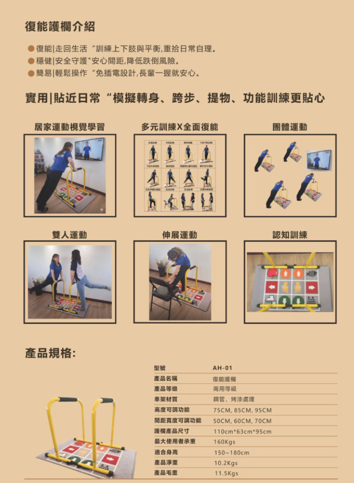 律動醫創-Soothla復能護欄