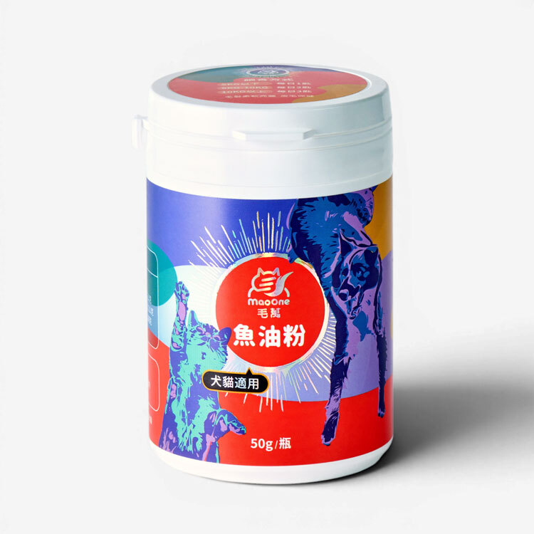 【毛萬】全方位｜犬貓魚油粉-50g