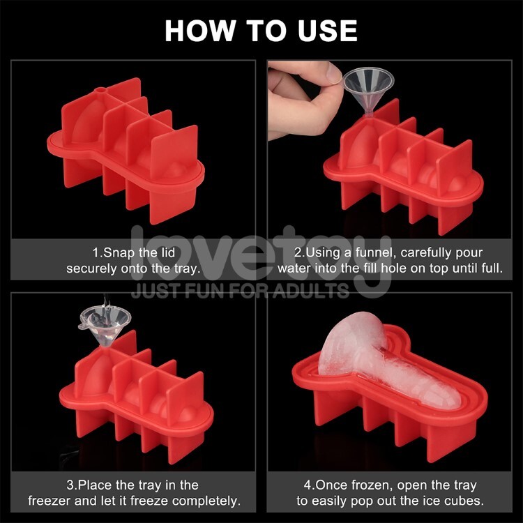 Lovetoy 迷你陰莖造型 矽膠製冰盒