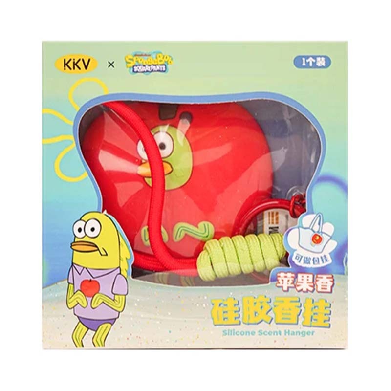 KKVx海綿寶寶形象授權 硅膠香掛 蘋果香 6975207130529 [台灣現貨]