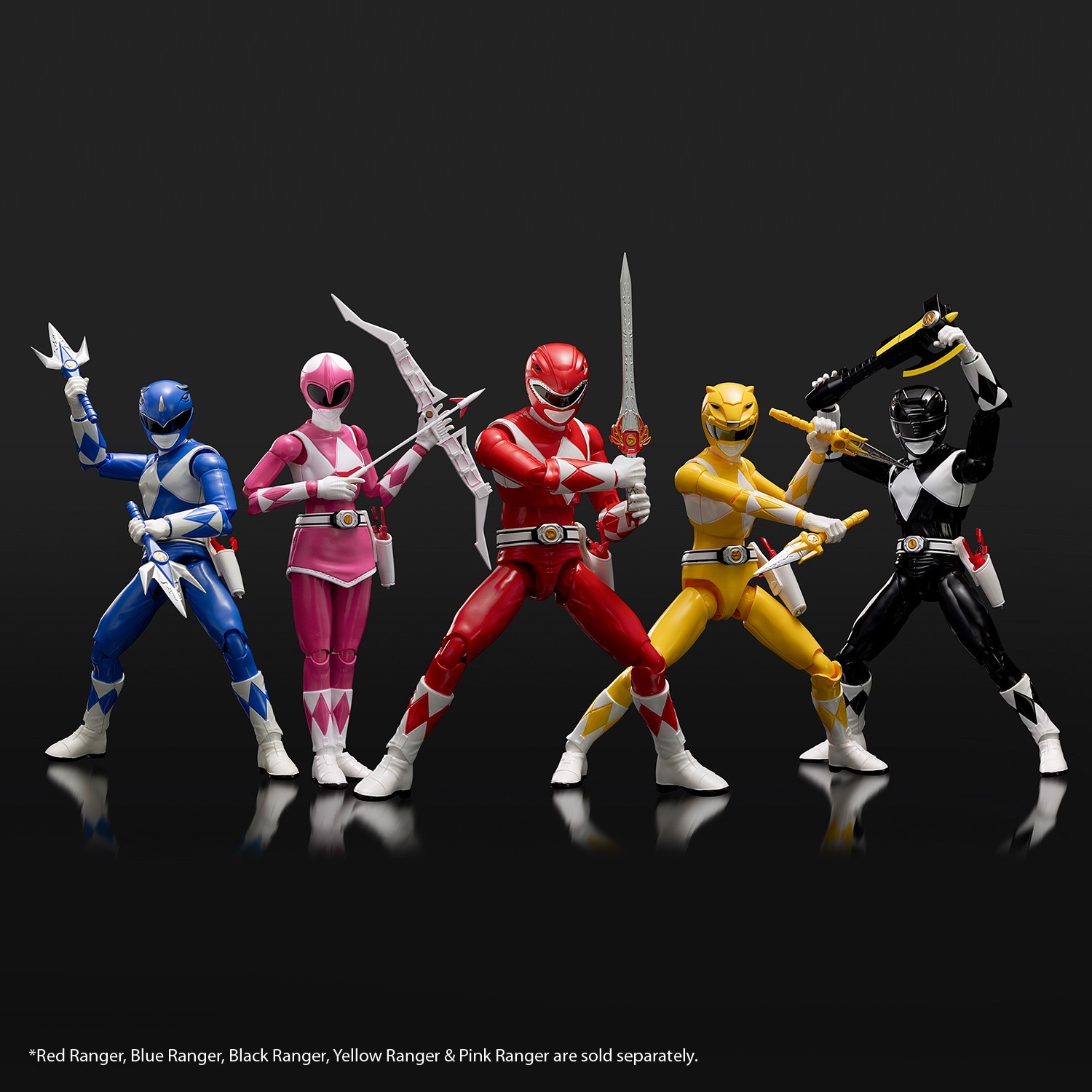 (預訂) Flame Toys Furai Action Power Rangers (set of 5)