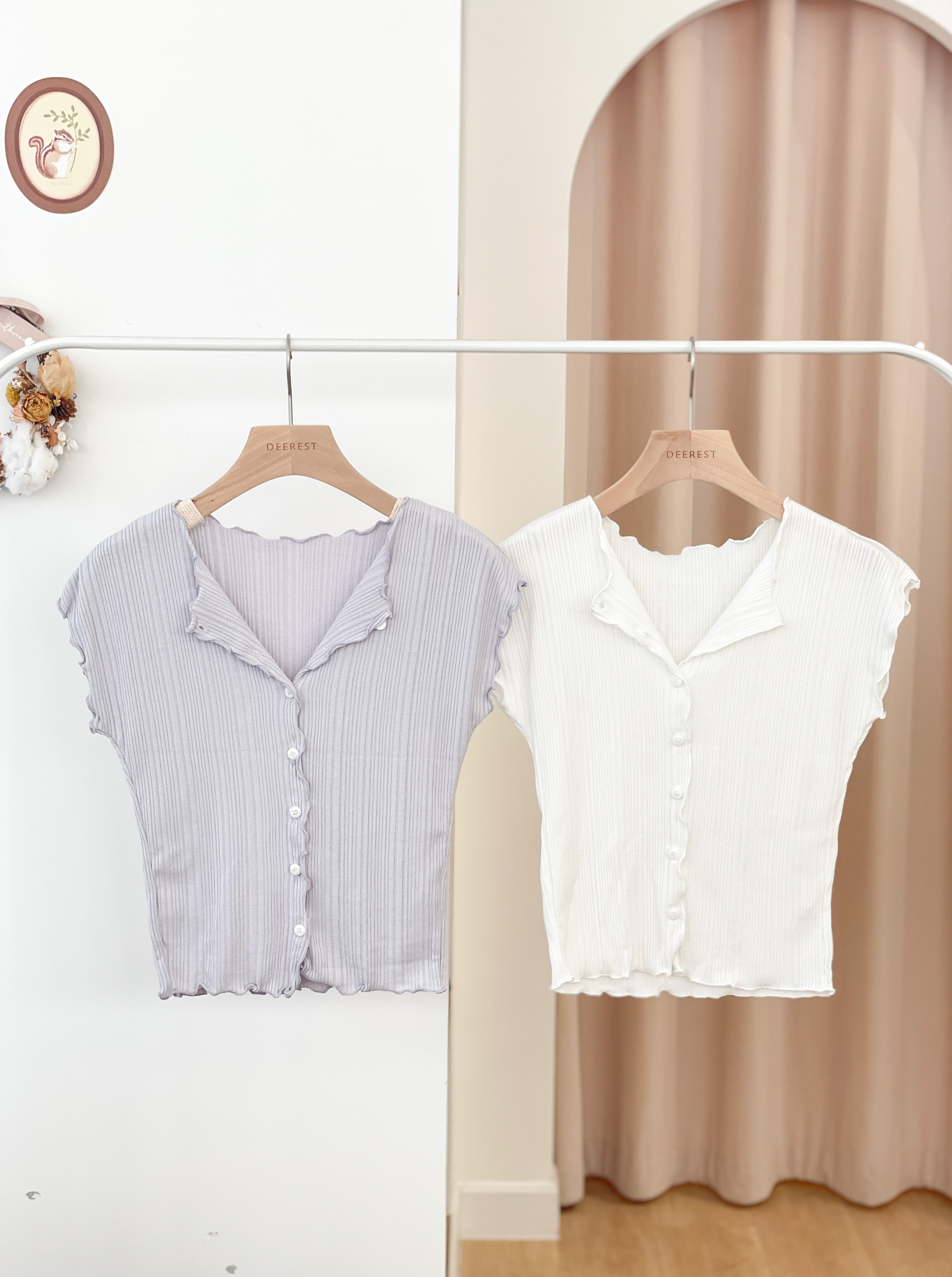 T1559 Violet Soft Ribbed Top