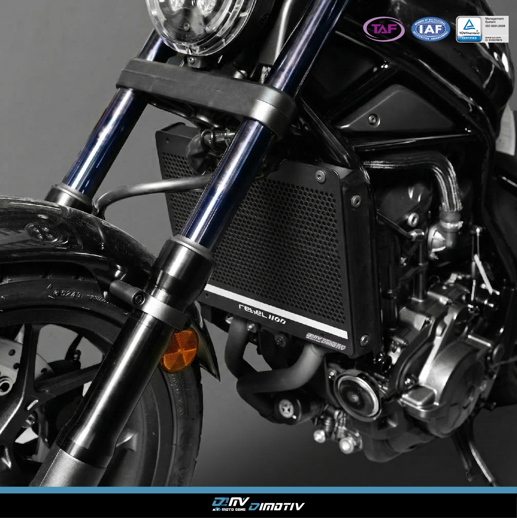 【DIMOTIV】HONDA REBEL1100 蜂巢式水箱護網