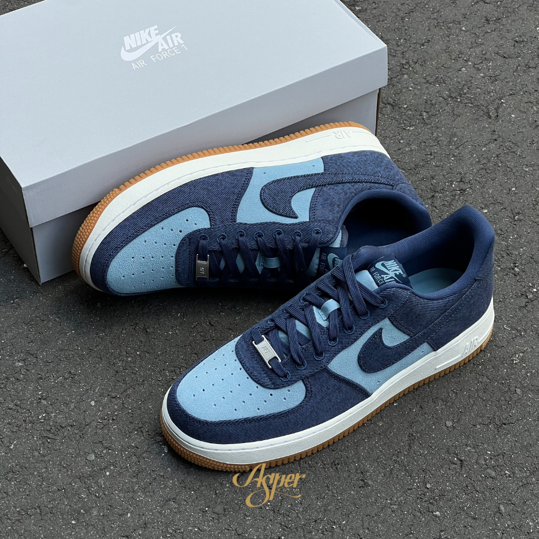 【官網限定】Nike Air Force 1 Low '07 LV8 "Denim Navy" 丹寧 男鞋 IR0951-400