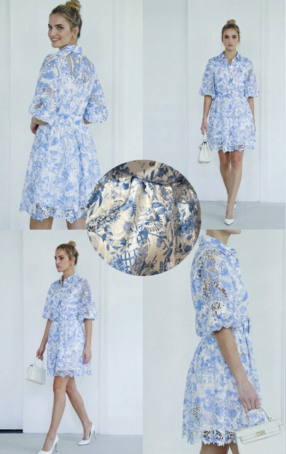 1GI0521-050 ​​[GIOVANNI] Clover Robes Bleu (EU)