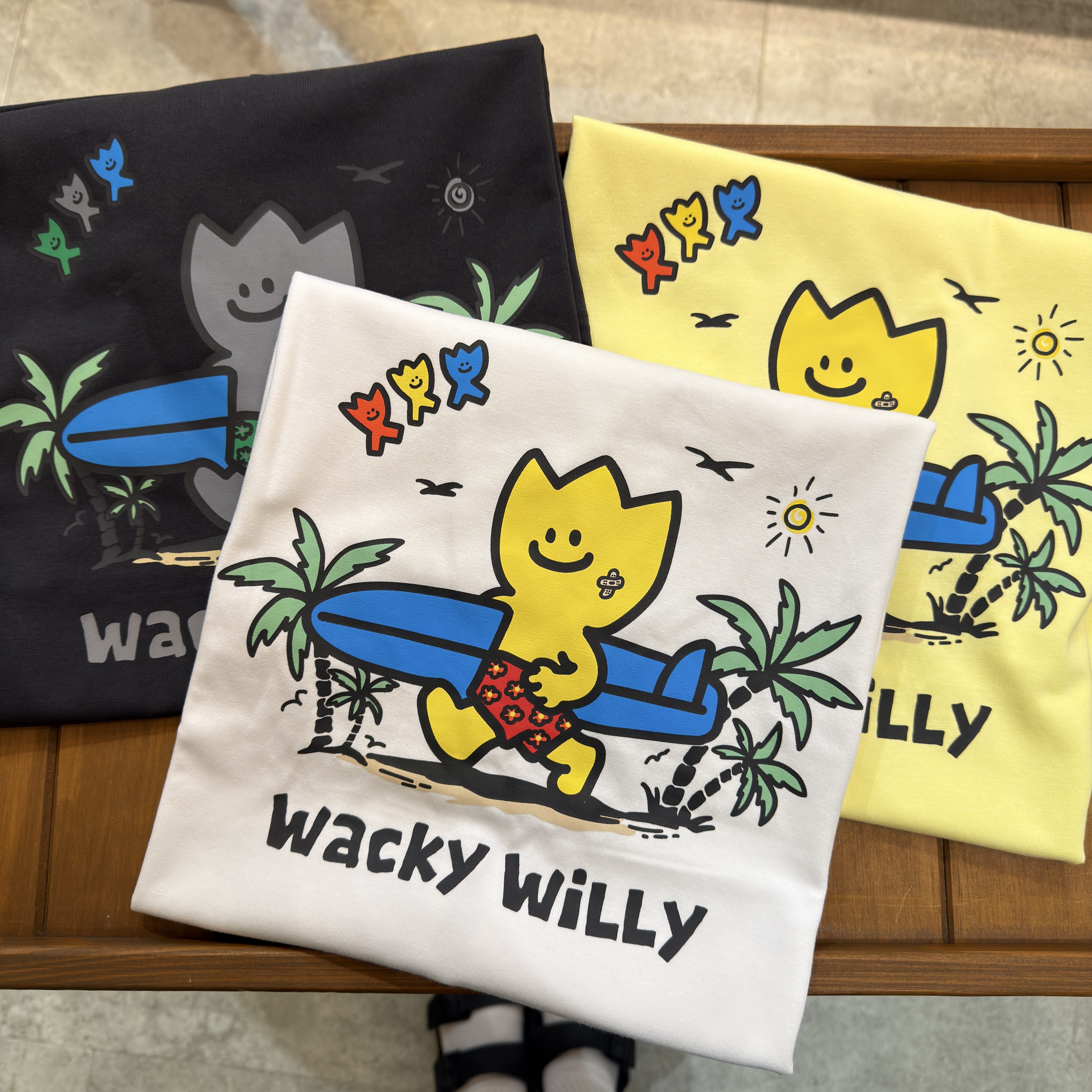 【現貨】Wacky willy 渡假海灘褲kiki 短tee 涼感 防曬 WA2602ST31