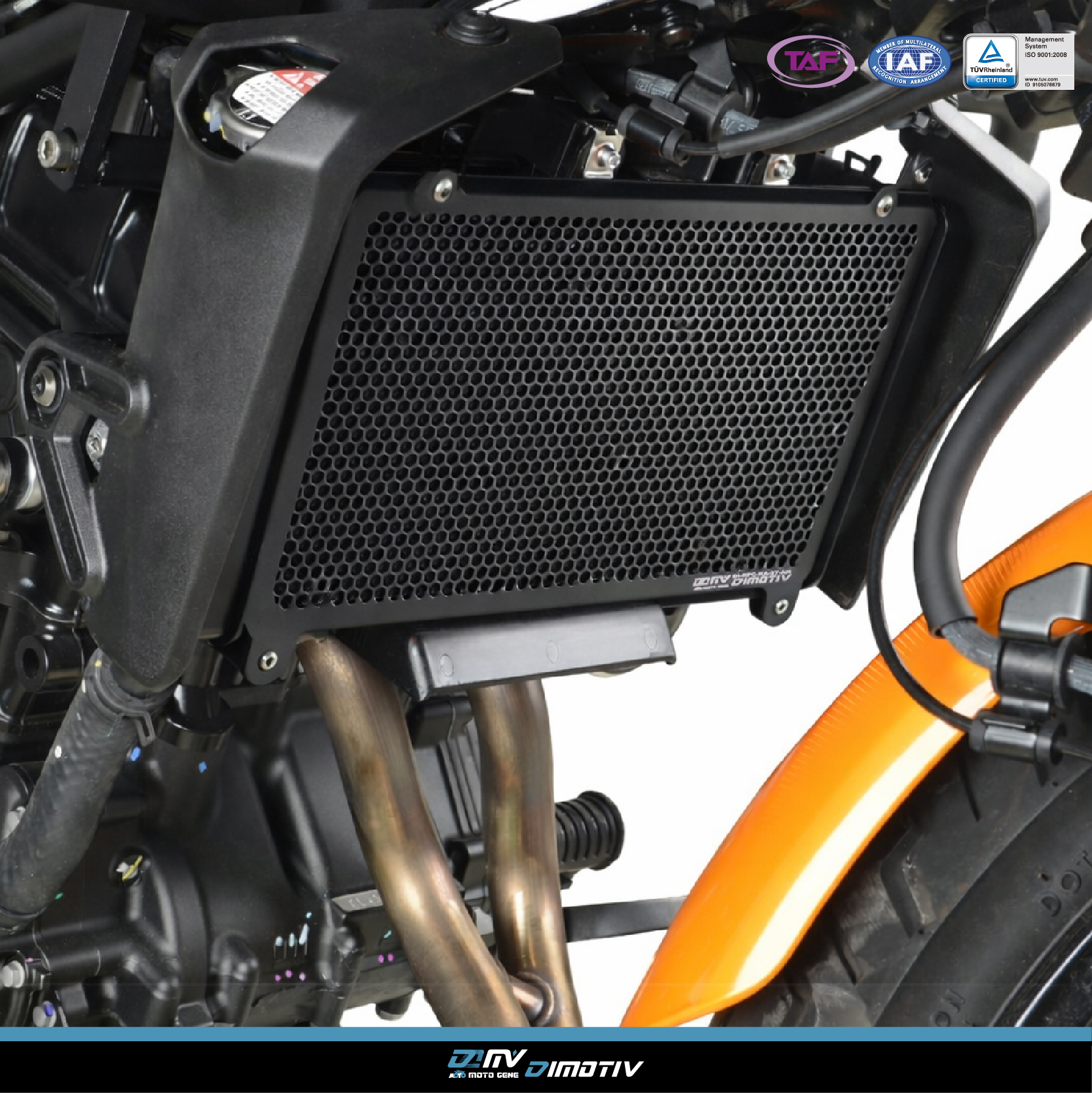 【DIMOTIV】KAWASAKI NINJA400 蜂巢式水箱護網