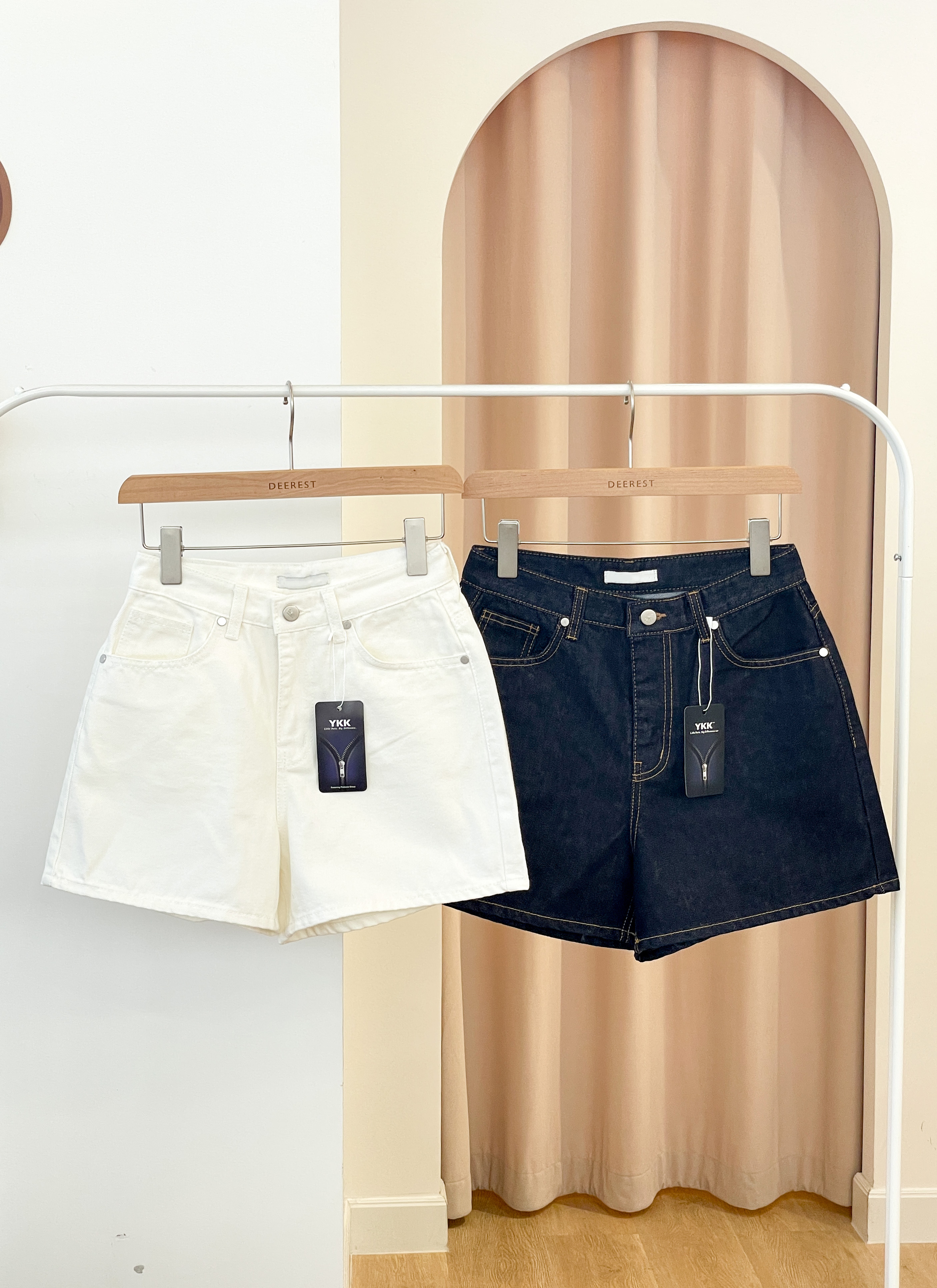 JEAN211 Seashore Denim A-Line Shorts