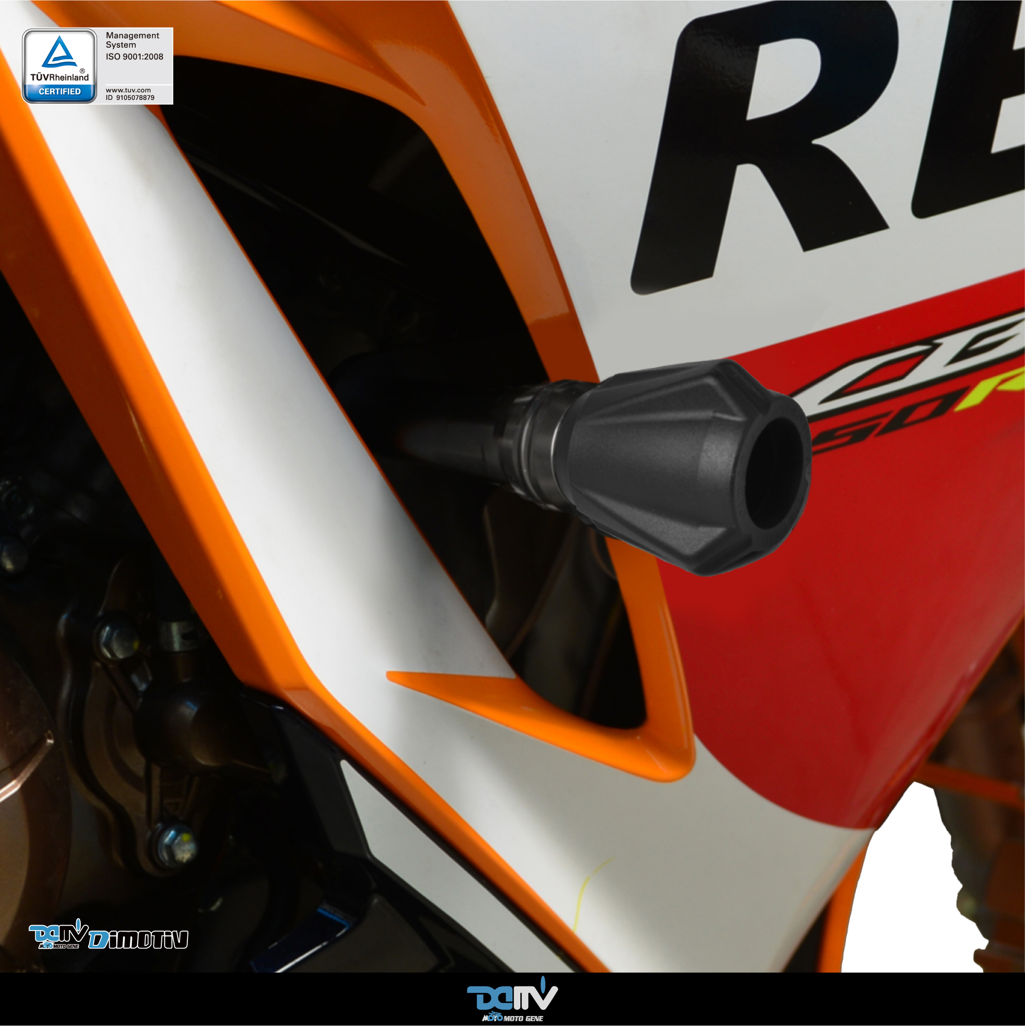 【DIMOTIV】HONDA CBR150R 21-26 Lite車身防倒球