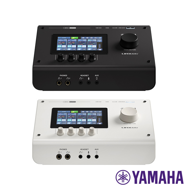 Yamaha URX44V USB-C 影音介面 LCD觸控螢幕